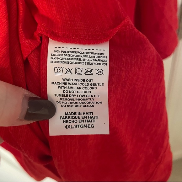 Philadelphia Phillies T-Shirt Men's 4XL RED Baseball Fanatics Soft Stretch NWT - Picture 6 of 7